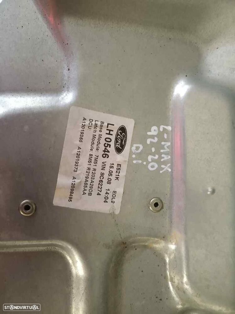 ELEVADOR DE VIDRO FRONTAL ESQUERDO FORD FOCUS C-MAX 2008 -8C62274 - 1