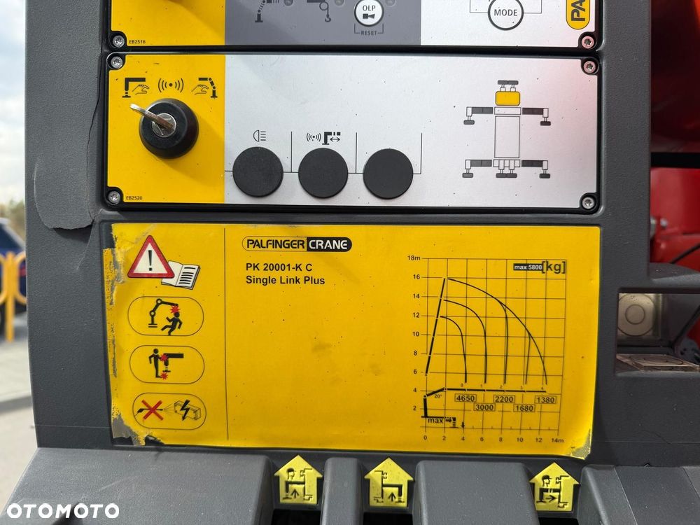 DAF CF 410 6x4 PALFINGER PK 20001 HDS Żuraw Crane Kran - 22