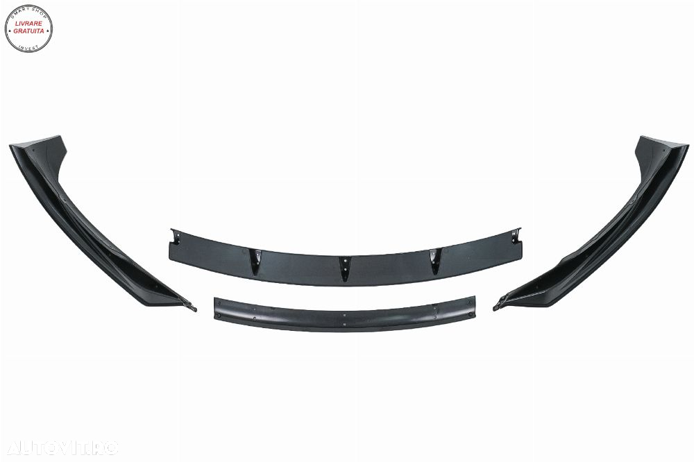 Prelungire Bara Fata Tesla Model 3 (2017-2022) Negru Lucios- livrare gratuita - 8