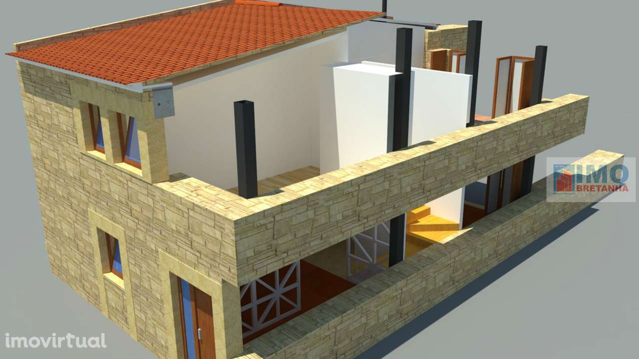 Moradia V3 p/  reconstrução na Lardosa - Grande imagem: 4/16