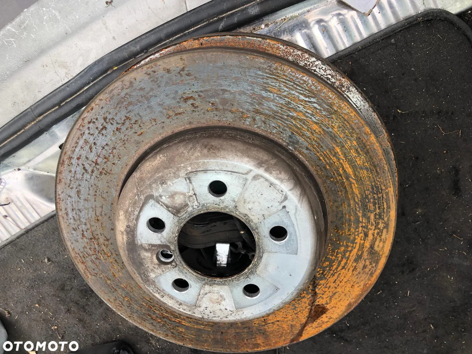 BMW F10 F11 5 530 diesel tarcze hamulcowe  klocki przód 348mm - 3