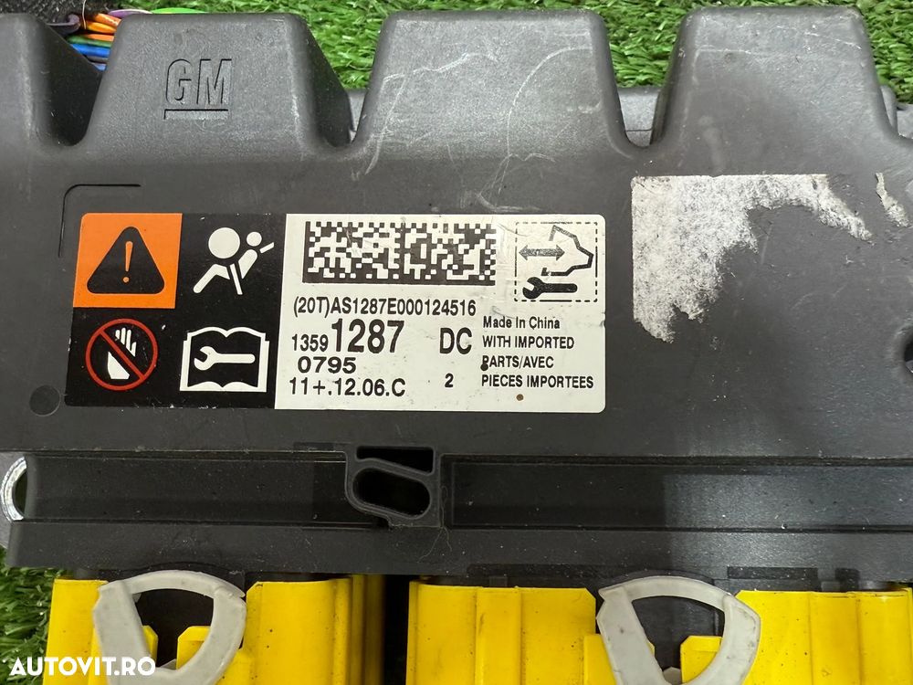 AIRBAG CALCULATOR (5 BUC.) OPEL ASTRA J 1.3 DIESEL 2011 2009-2014 / OPEL ANTARA 2.2 DIESEL 2016 2012-2017 / OPEL INSIGNIA T 2.0 DIESEL 2013 2008-2018 / OPEL INSIGNIA A 2.0 DIESEL 2011 2008-2018 COD OEM 13589833 13588100 13591287 13578320 13574896 - 6