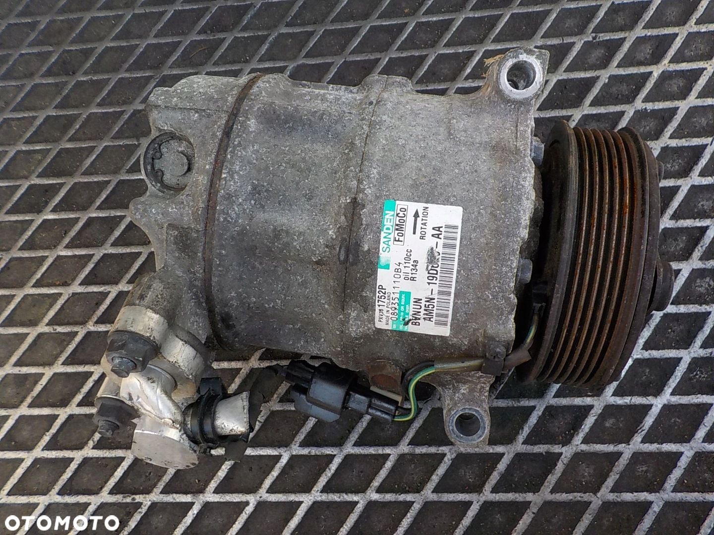 FORD C-MAX 1.6 TDCI SPRĘŻARKA POMPA KLIMATYZACJI AM5N-19D629-AA - 1