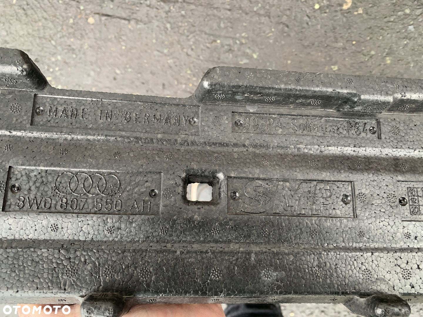 Belka przednia pianka AUDI RS4 B9 komplet czujnik - 9
