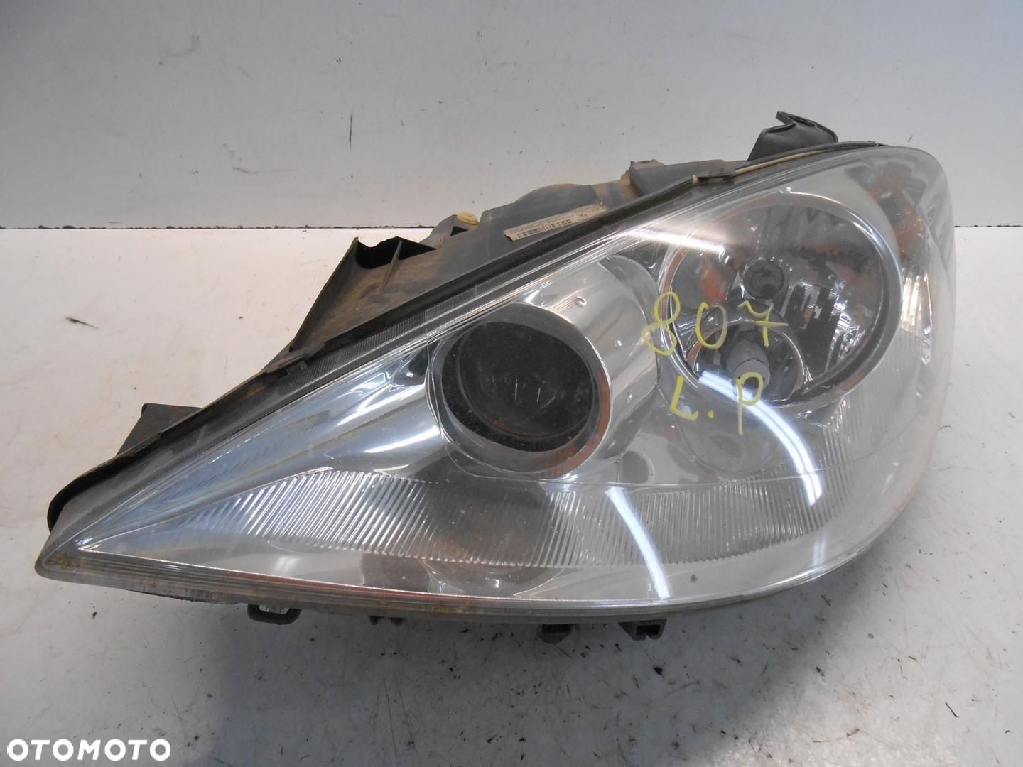 LAMPA LEWA PRZEDNIA PRZÓD PEUGEOT 807 1494308080 89006375 # - 1