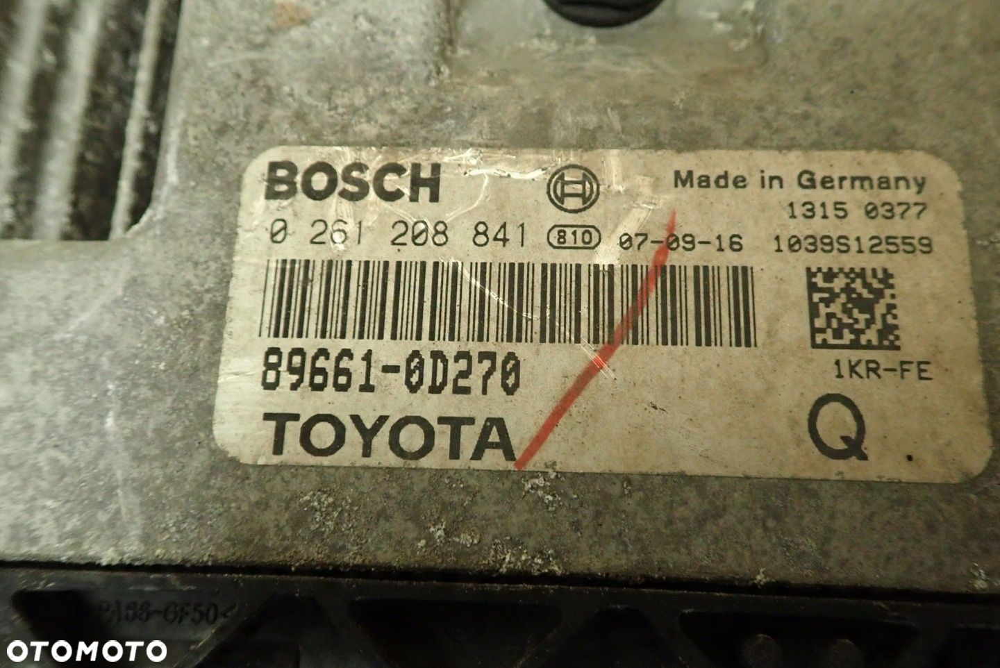 TOYOTA YARIS II 06- 1KR 1.0i ZESTAW STARTOWY - 5