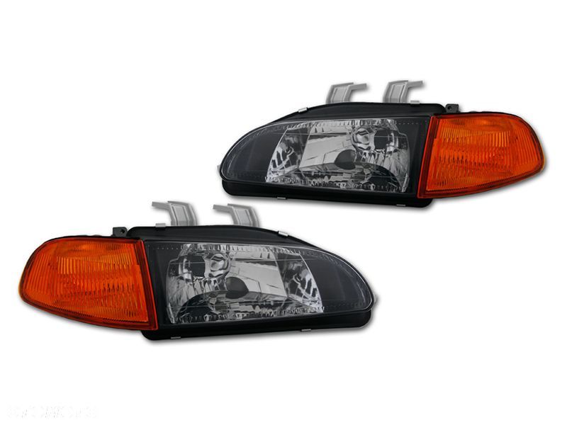 REFLEKTOR BLACK MIGACZ JDM HONDA CIVIC EG EJ V 5 - 1