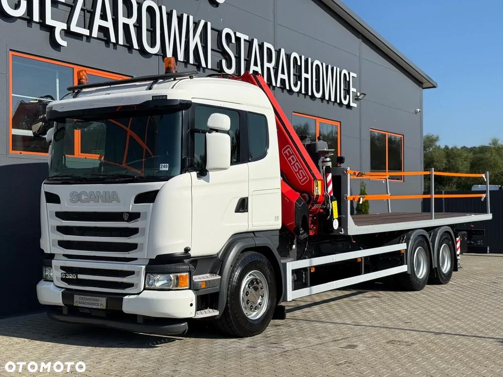 Scania SCANIA G 320 // Klimatyzacja /  6x2 6x4 // platforma z żurawiem FASSI F425RA.2.24 - 3