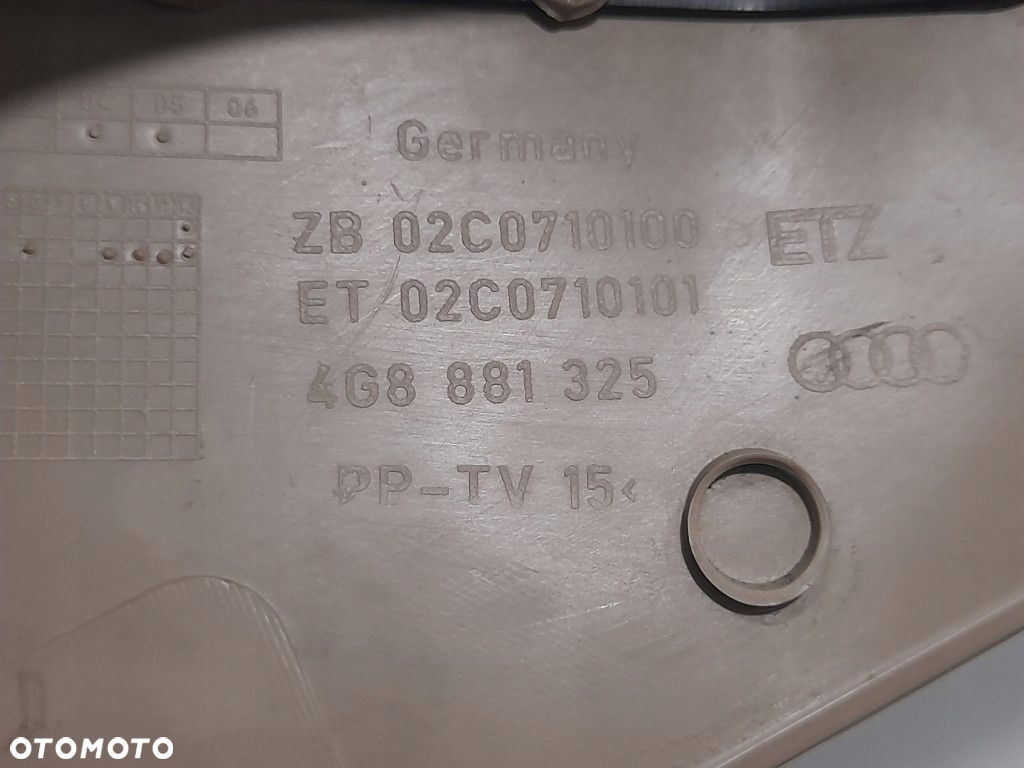 A6 C7 4G OBUDOWA FOTELA KIEROWCY Z PAMIECIĄ MEMORY - 8