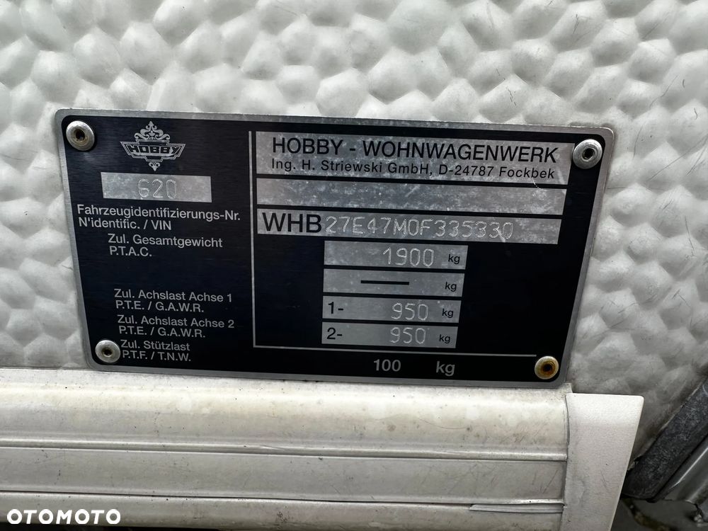 Hobby 620 TRZY SYPIALNIE - 17