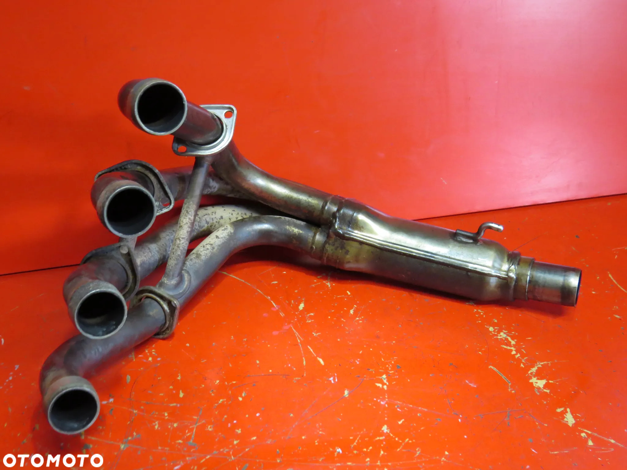 SUZUKI GSR 600 GSR600 K10 09  kolektor wydechowy tłumika wydech - 3