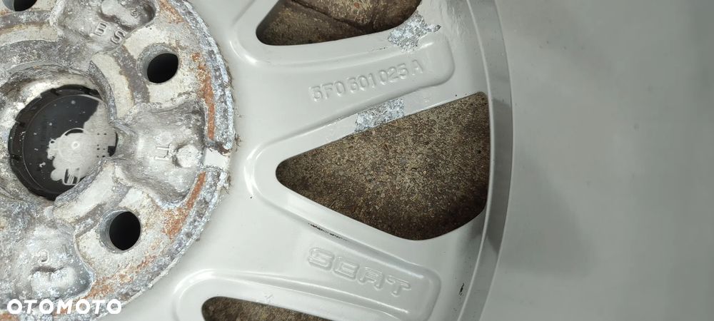 FELGI ALUMNIOWE 5x112 6.5J x16 CALI ET46 fi 57.1  SEAT LEON ALTEA TOLEDO 5F0601025A VW SKODA AUDI KOMPLET 4 SZTUKI - 7