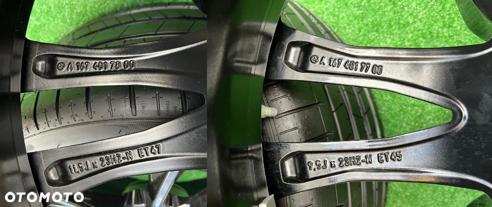 Mercedes GLS Koła Felgi z oponami 285/40 325/35 R23 107Y 111Y 2024 - 8