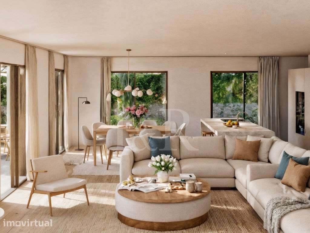 Villa T4 com jardim e piscina nos Capuchos, Caparica - Grande imagem: 5/40