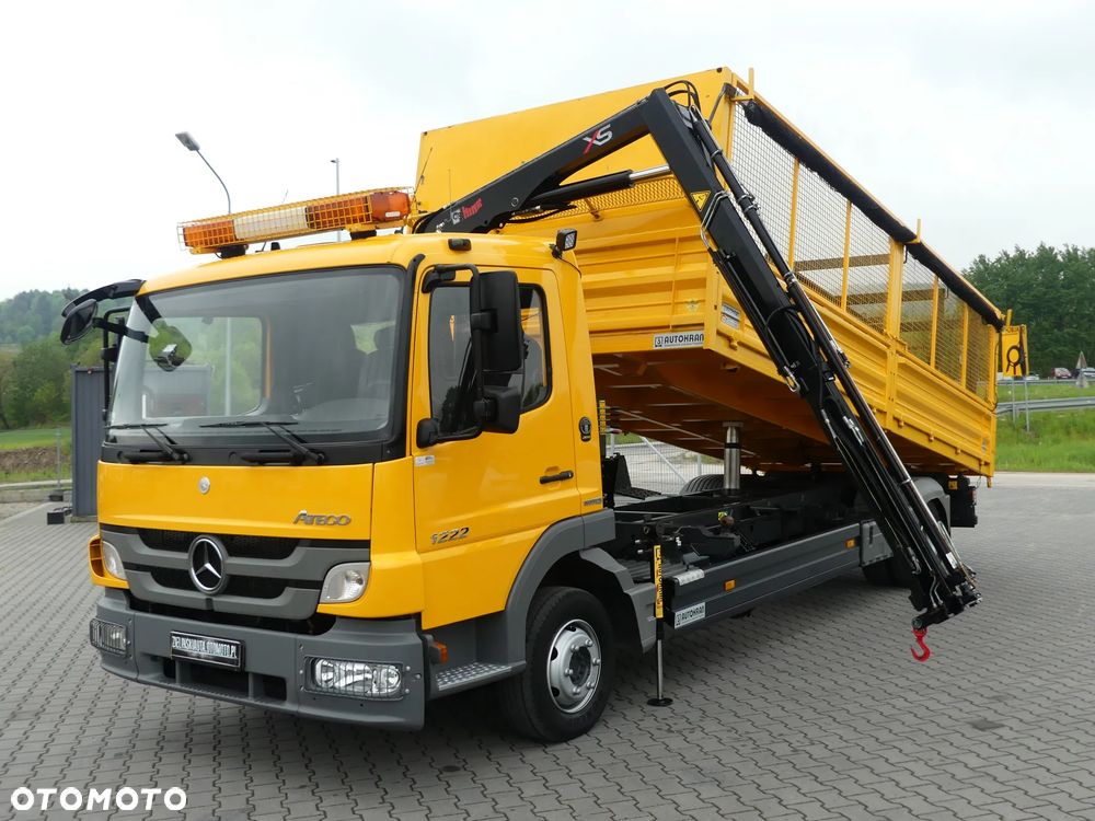 Mercedes-Benz ATEGO 1222 / WYWROTKA 3-STRONNA + HDS SKŁADANY W Z /