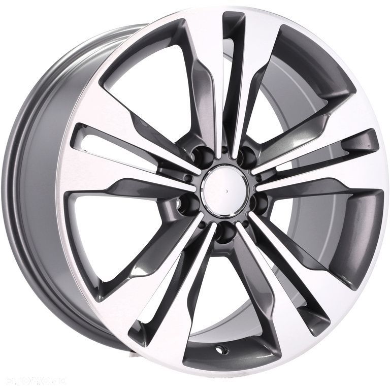 4x Felgi 17 m.in. do MERCEDES A W177 W168 B CLA W117 C W204 W205 E W211 W212 W213 - BK754 (QC1106, F - 3
