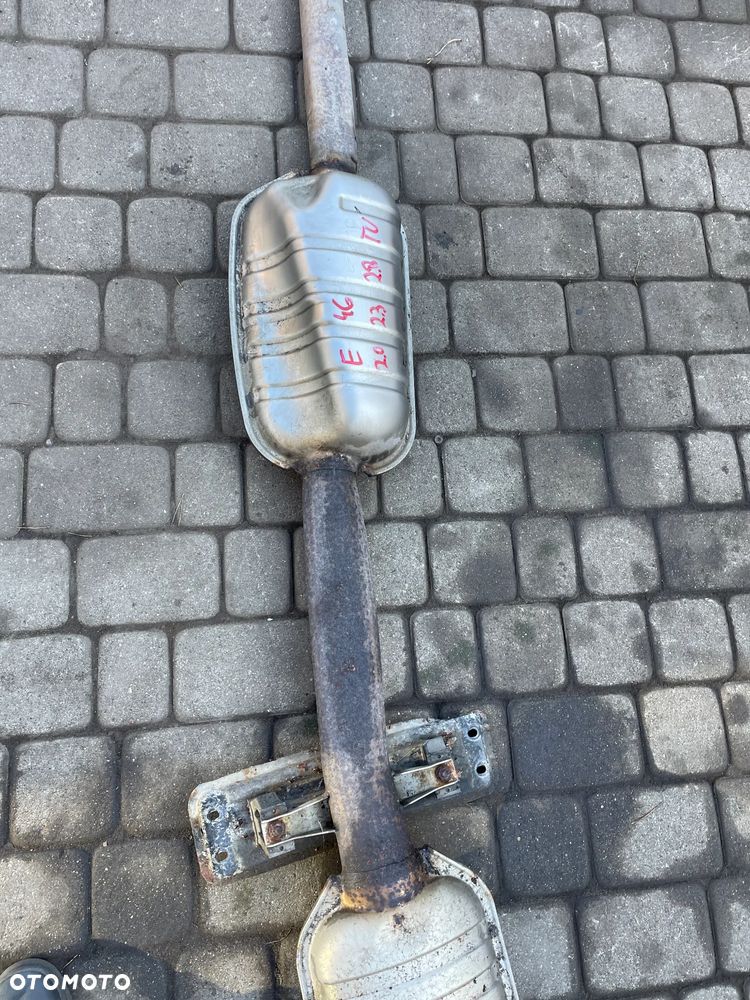 Tłumik kompletny wydech bmw e46 2.0 2.3 2.8 m52 tu oryginał bmw - 3
