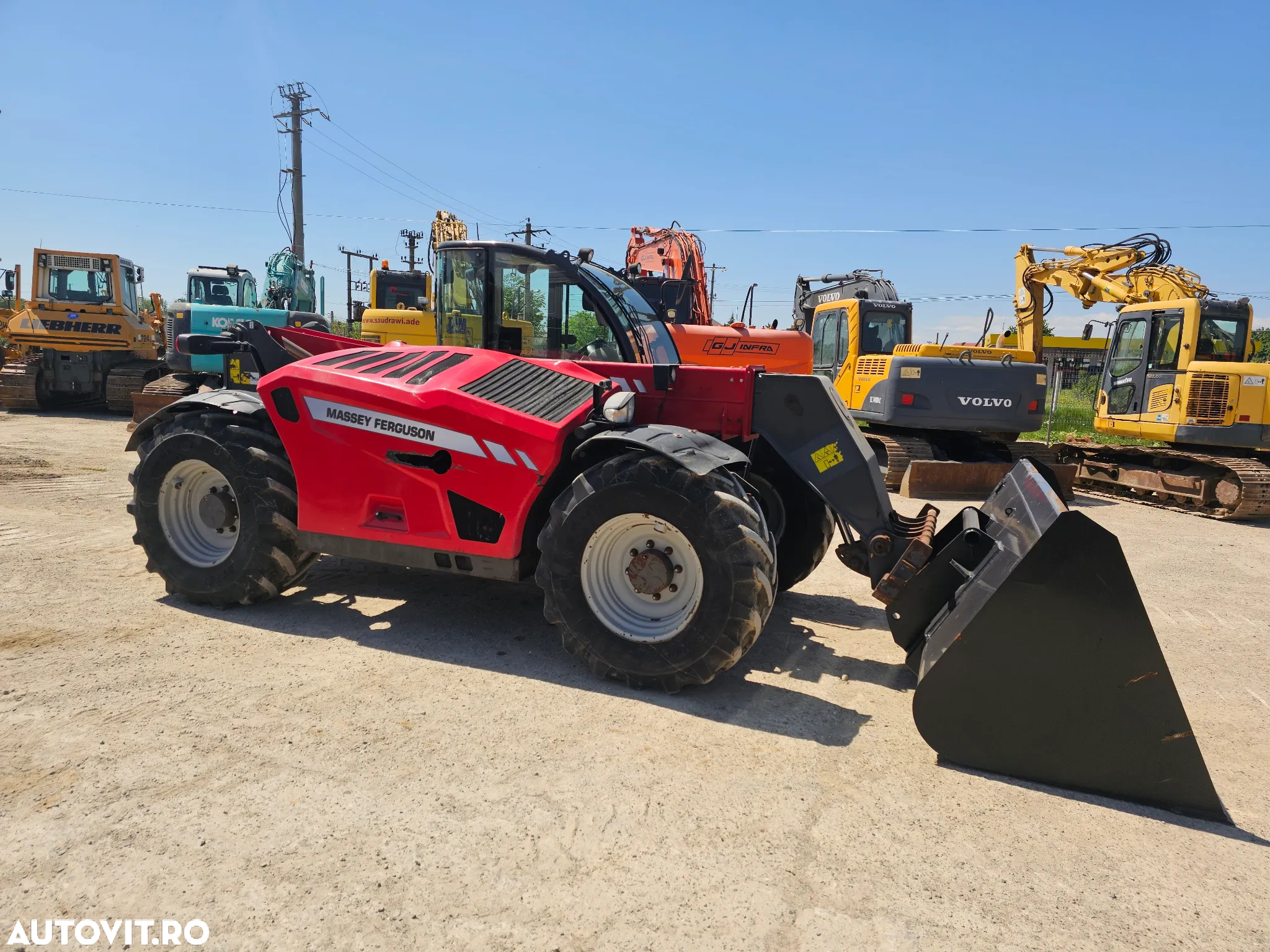 Massey Ferguson T7038 incarcator telescopic compactor manitou merlo dieci jcb bobcat - 3