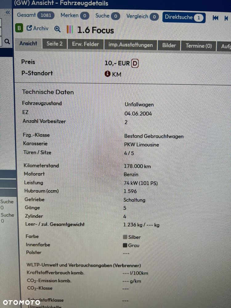 Ford Focus 1.6 FX Silver - 14