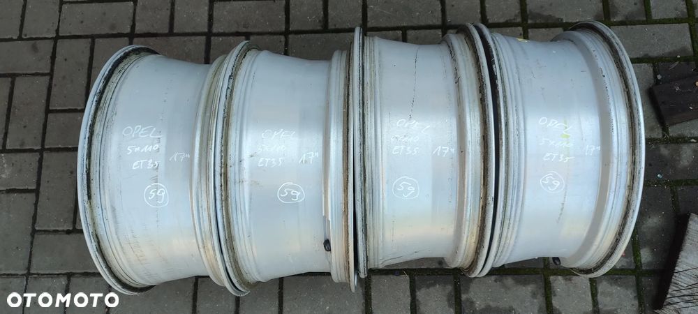 FELGI ALUMNIOWE 5x110 7Jx17 CALI ET35 13385456 OPEL MERIVA B ZAFIRA B KOMPLET 4 SZTUKI - 10