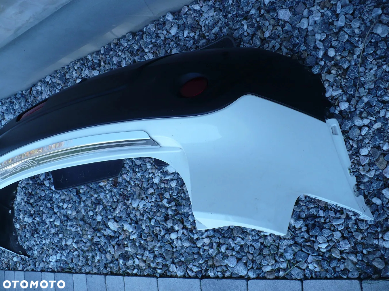 QASHQAI J10 ZDERZAK TYL CZARNY-Z11 BIALY-326 EU. - 13