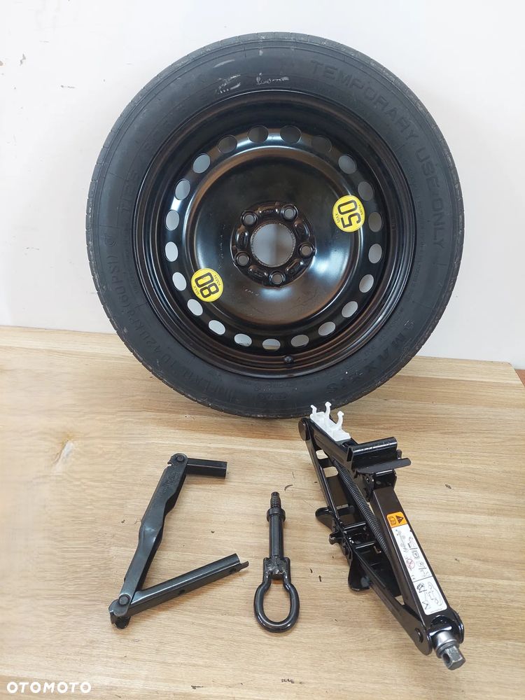 Koło dojazzdowe R16 lewarek klucz podnośnik ucho zestaw Ford Mondeo Mk5 Kuga Mk2 Escape Focus Connect Fusion c-max Galaxy 12-22  Łuków części - 4