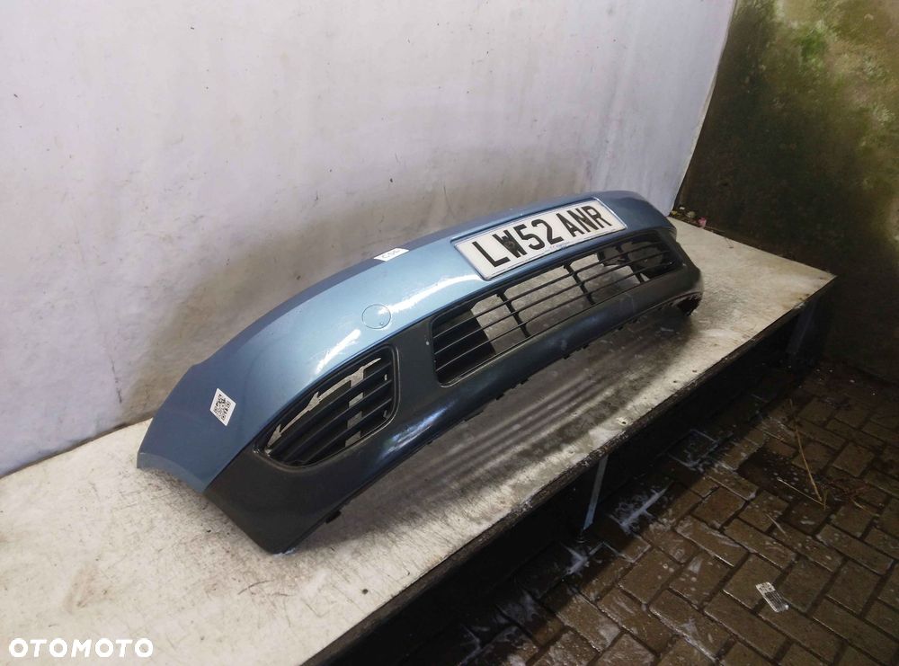 : ZDERZAK PRZÓD PRZEDNI FORD FIESTA MK.6 6 VI BŁĘKITNY - 3