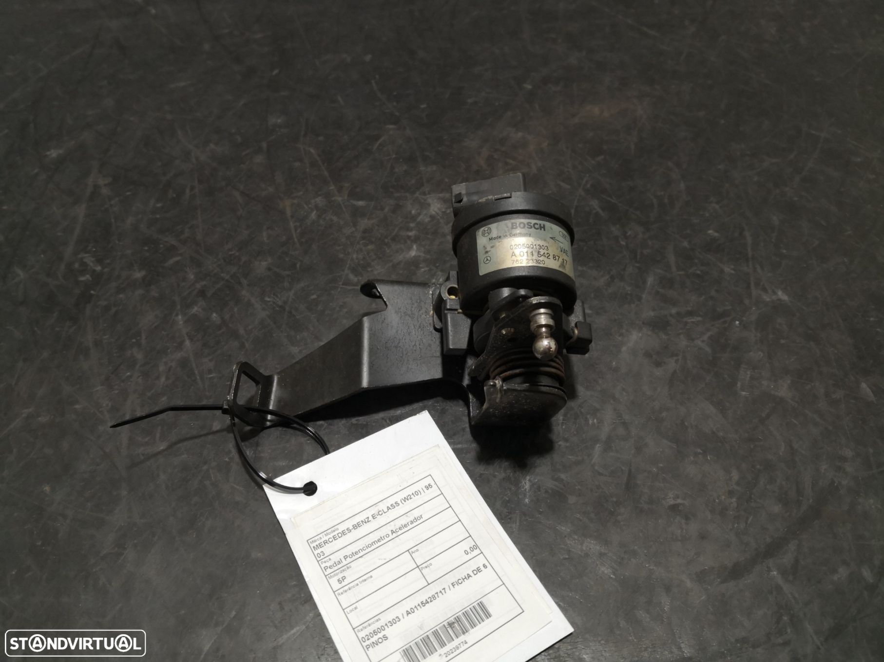 Pedal Potenciometro Acelerador Mercedes-Benz E-Class (W210) - 1