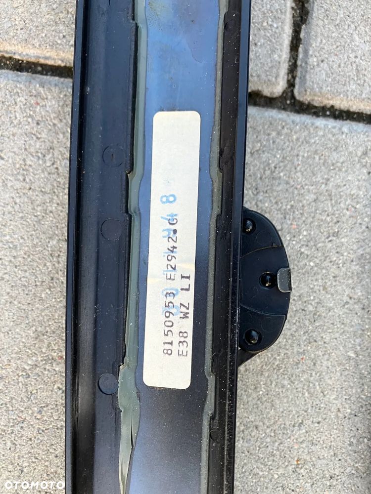 BOCZKI DRZWI BMW E38 PRZED LIFT WERSJA KRÓTKA ROLETKI ROLETY TRÓJKĄTY ZESTAW RARYTAS - 17