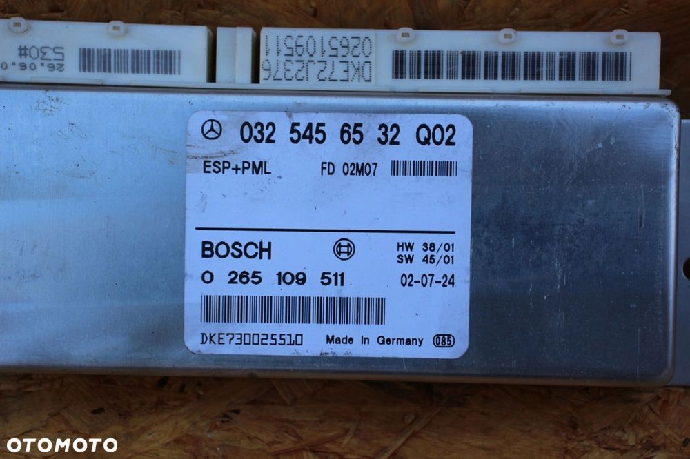 Moduł sterownik komputer ESP Mercedes 0325456532 - 2