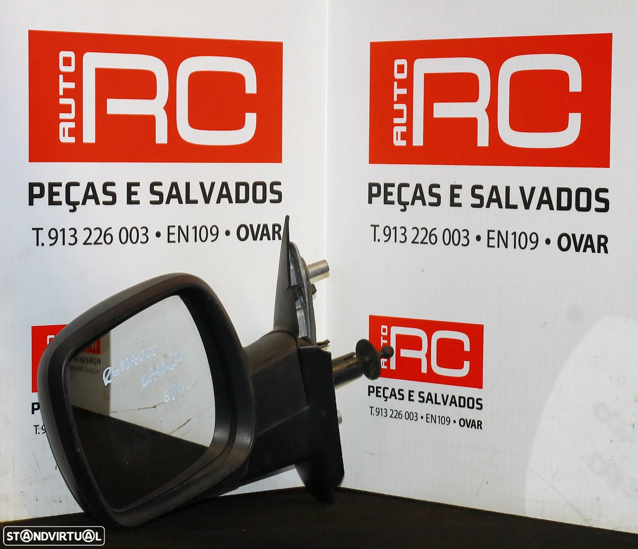 ESPELHO RETROVISOR ESQUERDO RENAULT KANGOO (ESPELHO PARTIDO) - 1