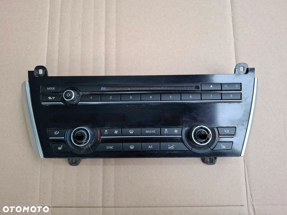 PANEL KLIMATYZACJI PRZEŁĄCZNIK BMW F10 F11 F07 5 GT 9331888 - 1