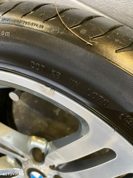 jante roti bmw M5 E60 M6 e63 e64 originale M power nu M pachet R19 2 lățimi fără defecte tehnice sau Reparatii 8/5 fata 9/5 J spatele Style 167 5x120 - 10