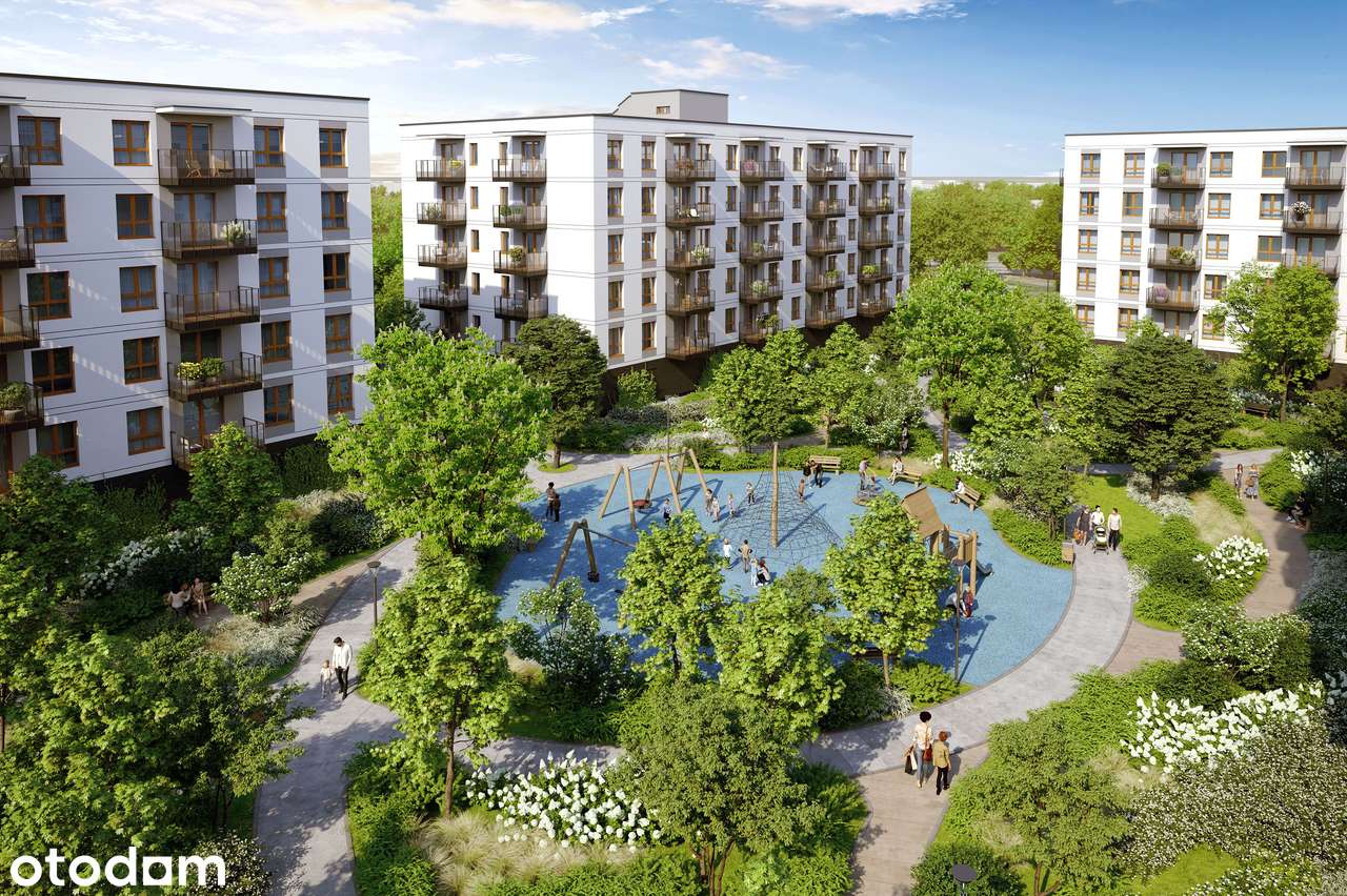 Mieszkanie trzypokojowe 62,99m² drugie piętro ( D207)