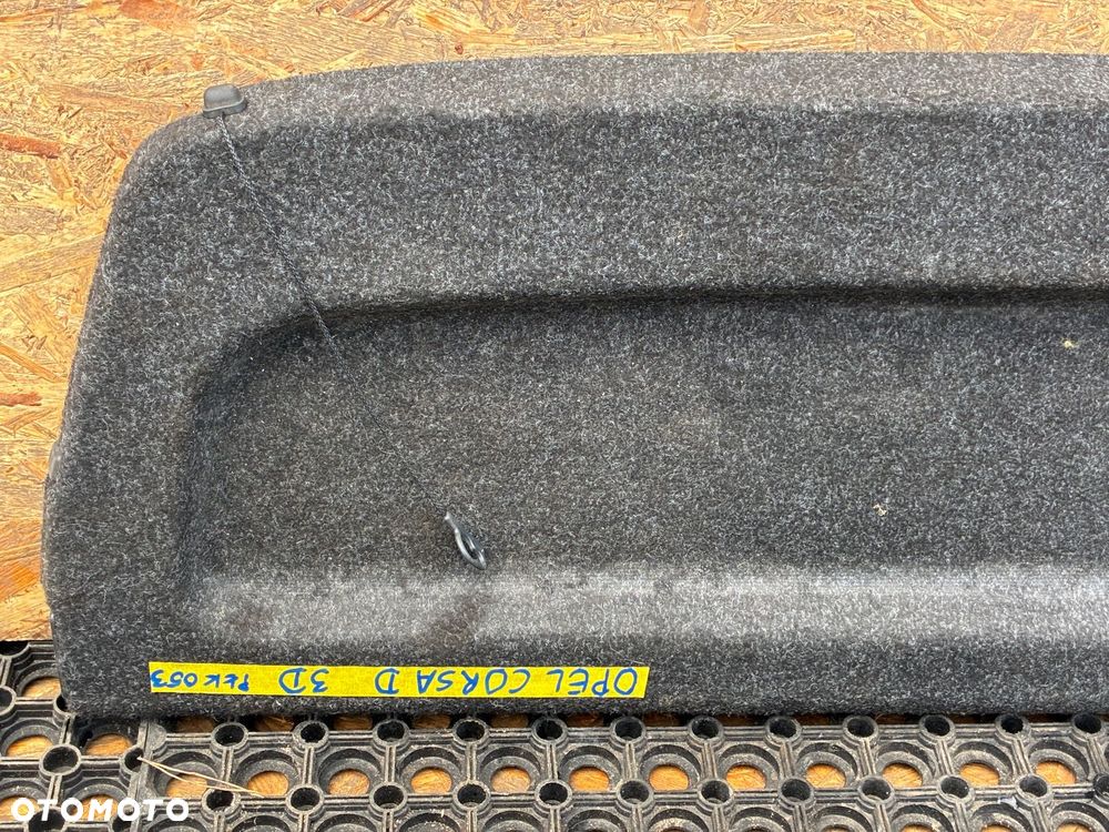 OPEL CORSA D 3 DRZWI PÓŁKA BAGAŻNIKA TYŁ - 3