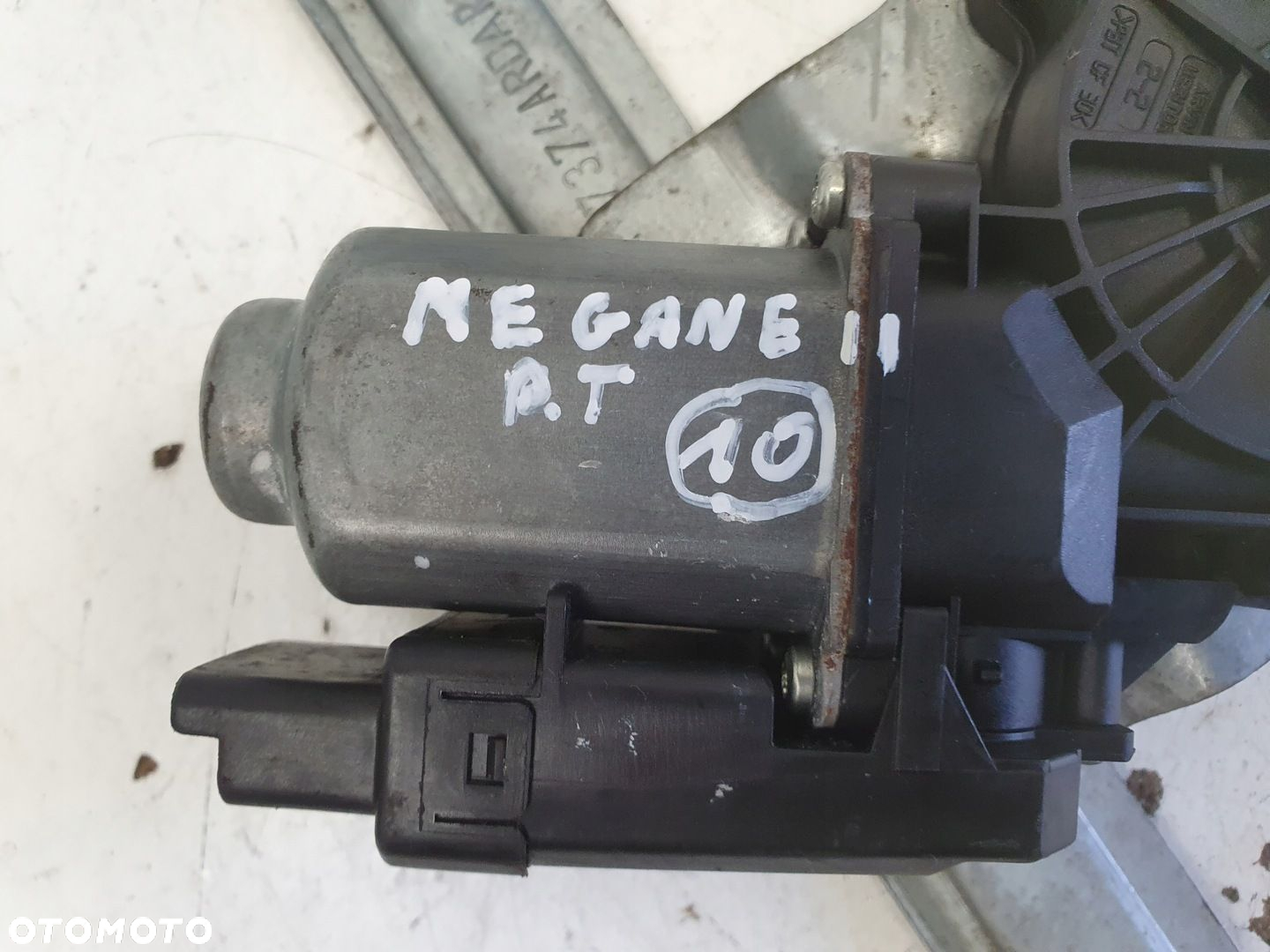 Renault Megane III MECHANIZM PODNOSZENIA SZYBY prawy tył PASAŻERA podnośnik - 2