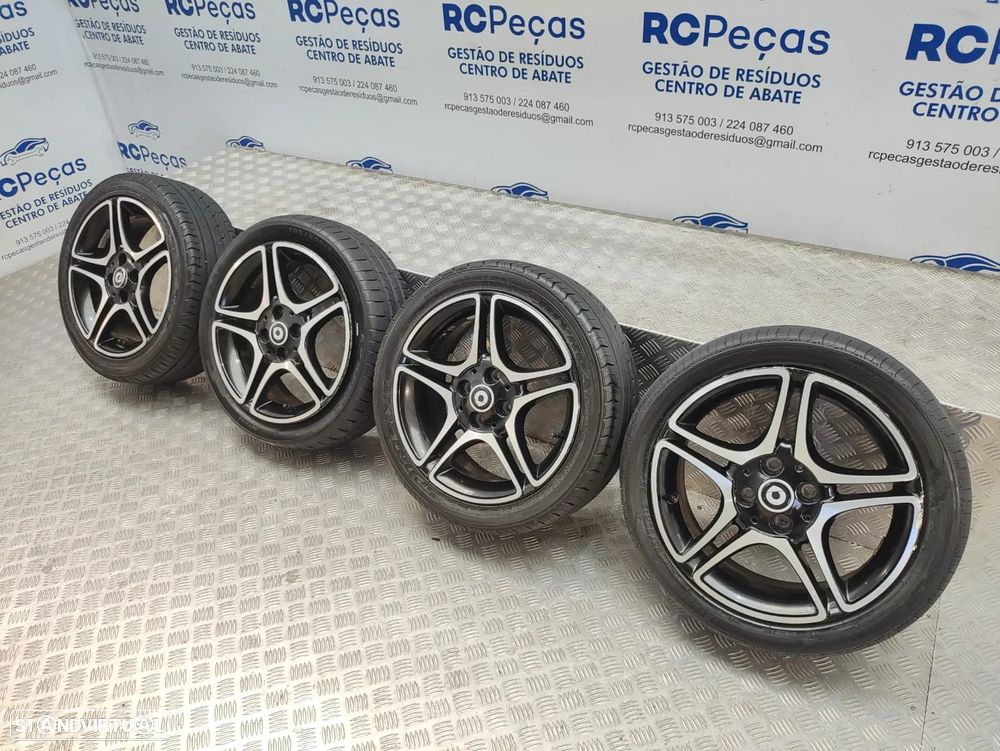 Conjunto jantes 16 Smart Forfour EQ 453 4,5J 6J ET40 ET44 4x100 - 12