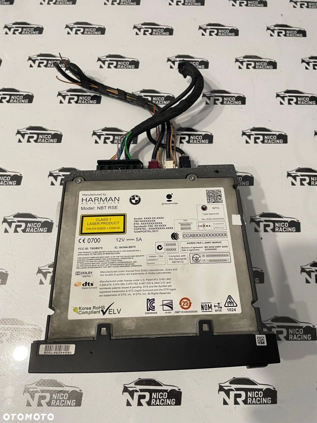 BMW 5 F10 GT F07 7 F01 F02 X5 F15 F85 X6 F16 F86 ODTWARZACZ DVD TYŁ NBT RSE - 1