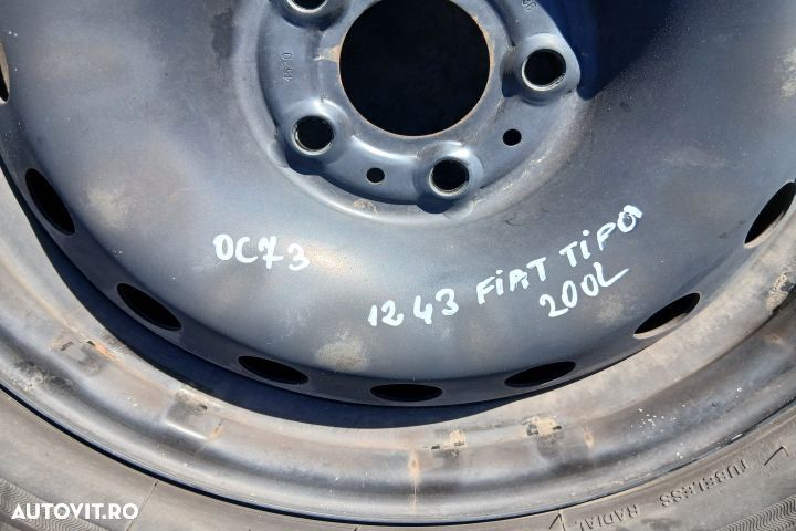 Janta tabla cu anvelopa 15 195/65 R15 ET38 6JX15H2 195/65 R15 ET38 6J - 6