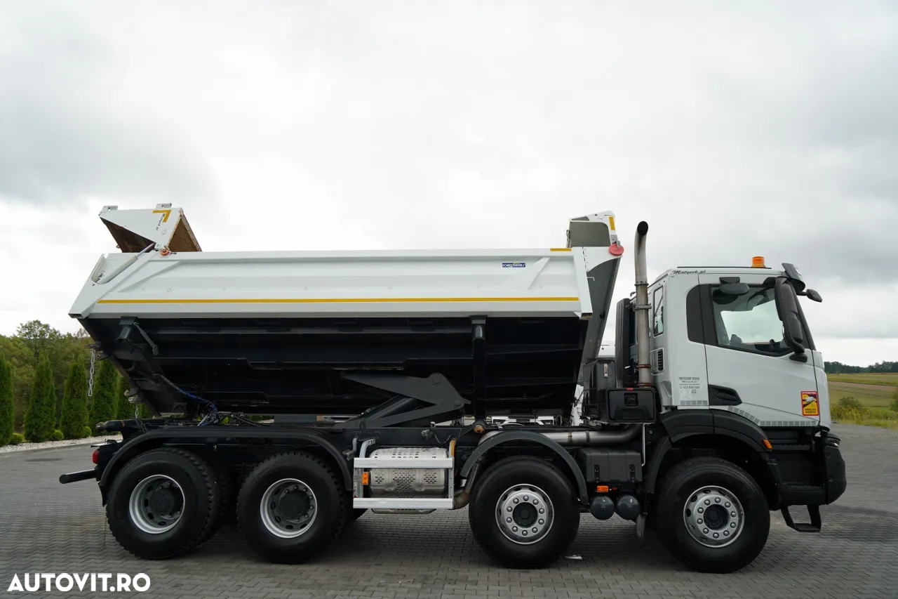 Iveco X-WAY 480 / 8X4 / BASCULATOR DUBLU / HIDRAULIC LATERAL / CLAPETĂ HIDRAULICĂ / AUTOMAT / IMPORTAT - 10