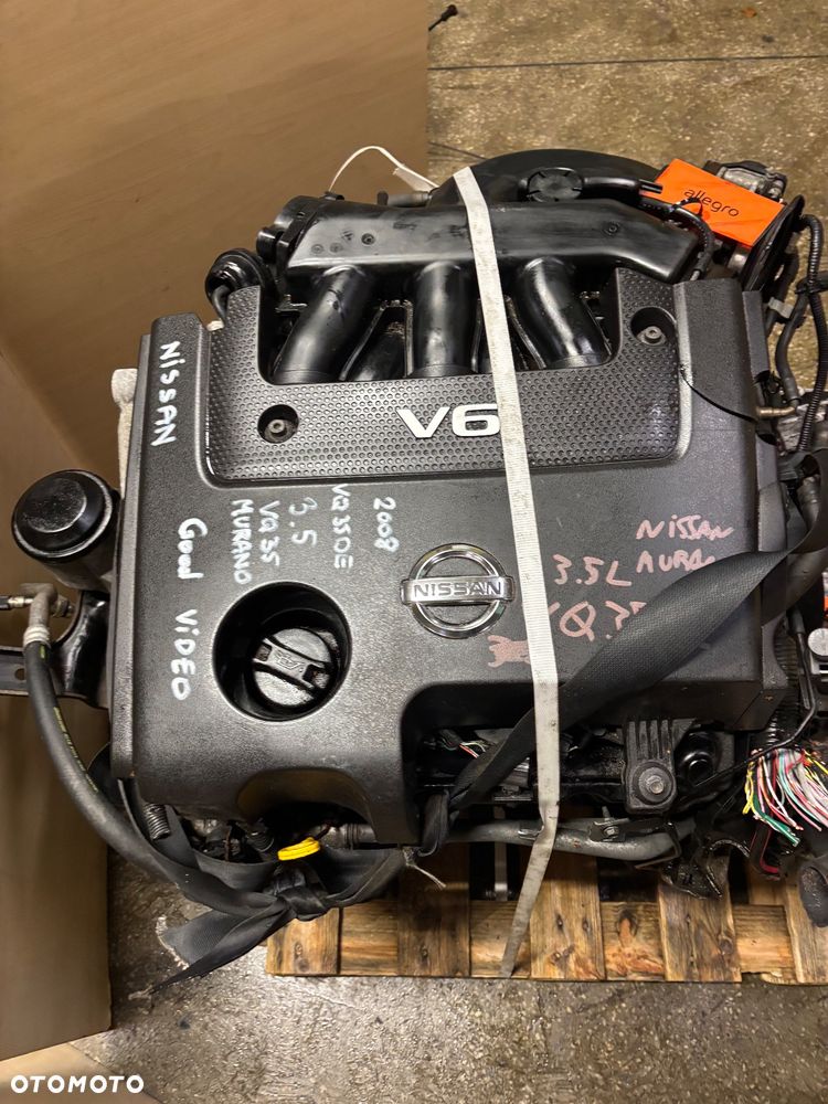 Silnik Nissan 3,5 V6 VQ35 Murano Pathfinder Navara kompletny film video eBay - 13