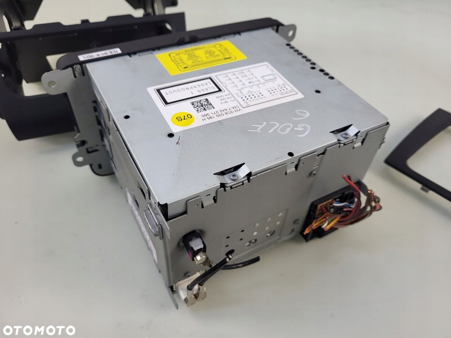 VW GOLF VI LIFT RADIO EKRAN MONITOR WYŚWIETLACZ RAMKA WTYCZKA - 13