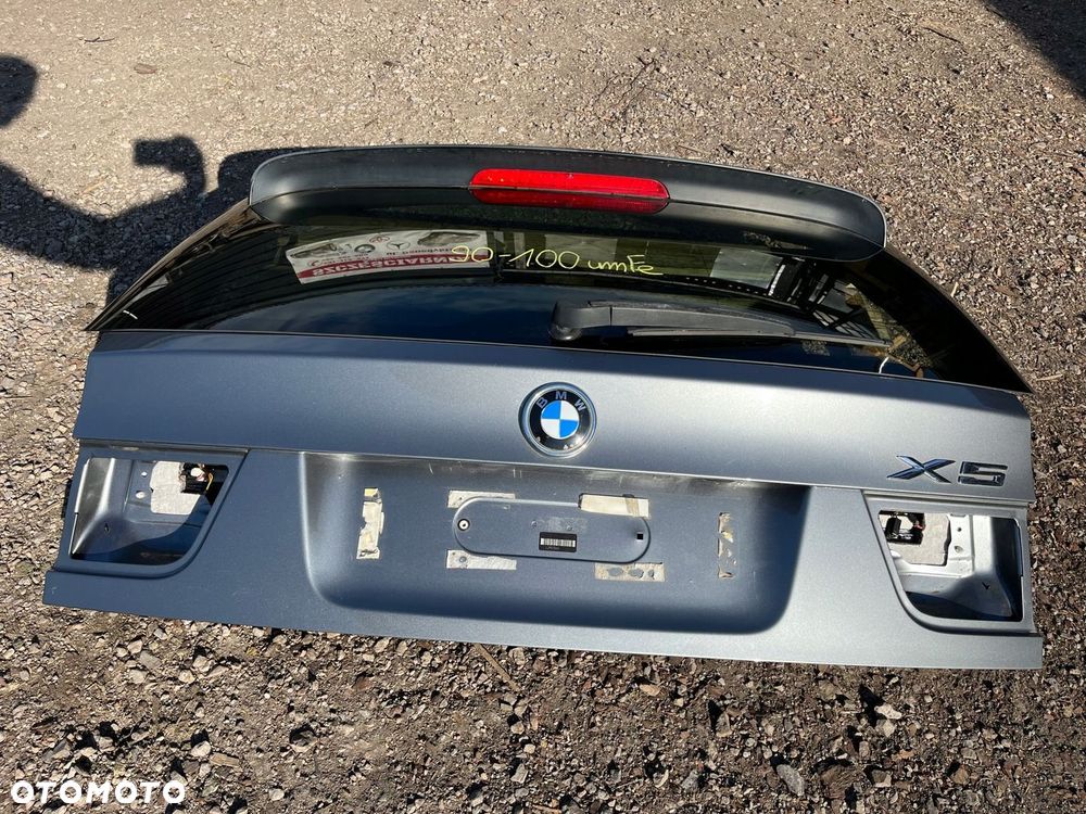 Klapa bagaznika szyba tyl STOP A52/7 SPACEGRAU BMW E70 X5 ORG LAKIER - 4