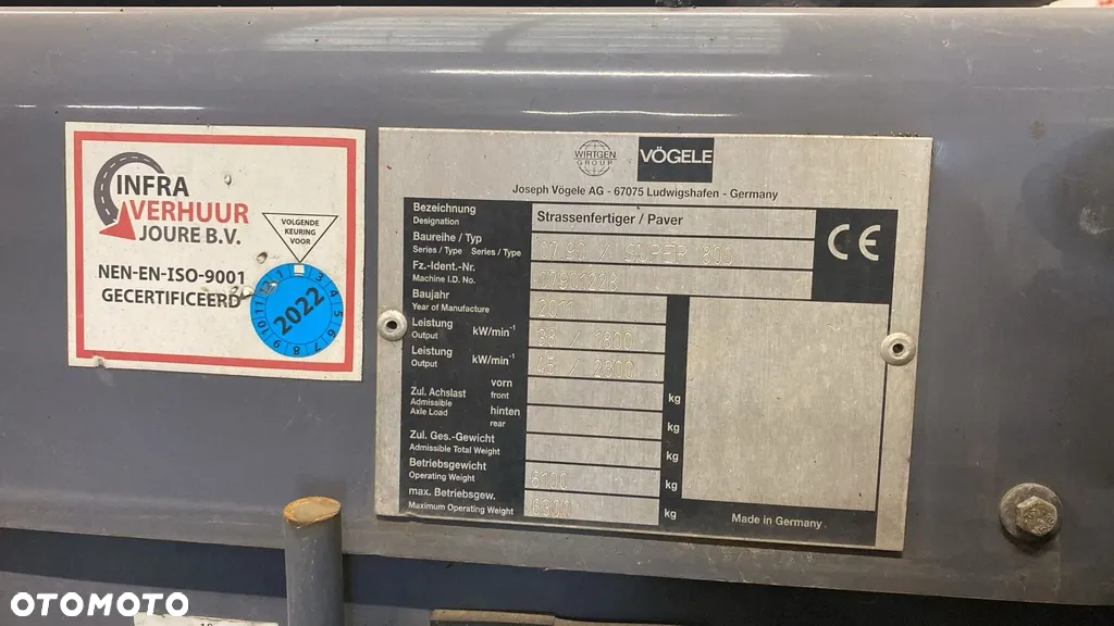 Vogele super 800-2 - 6