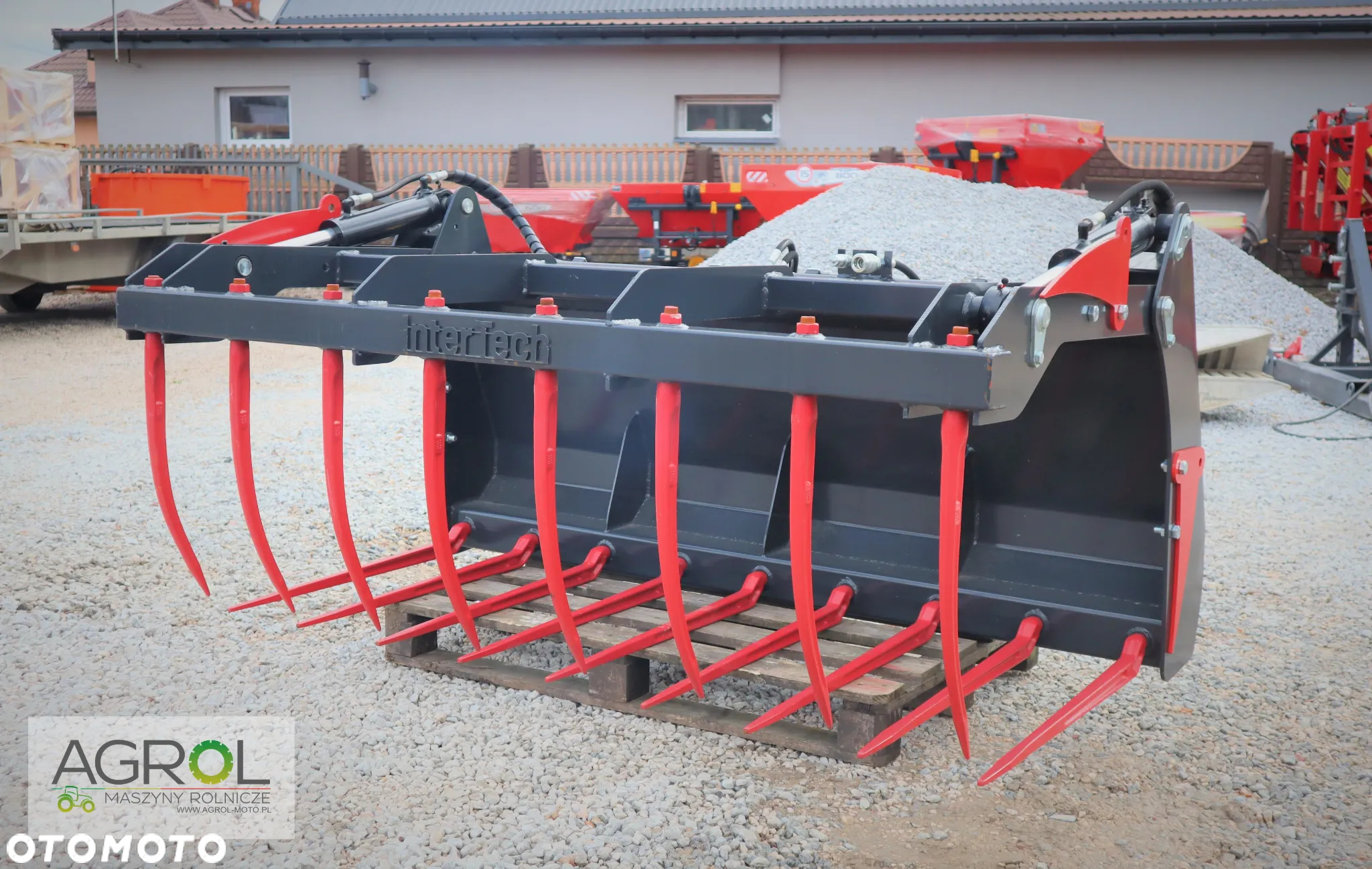 Widło-krokodyl INTER-TECH 1.5m 1,8 m; łyżka/chwytak/paleciak - 8