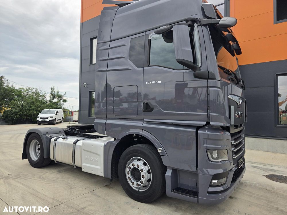 MAN TGX 18.510, 2023,126.353, AUTOMATA+RETARDER, 2 paturi, Cab inalta si lata cu SPOILERE, KIT BASCULARE, FRIGIDER, rulata in GERMANIA, Carte Identitate RAR, rezervor 600l aluminiu, volan piele, CA NOU, posibilitate leasing 4 ani-PROMOTIE 66.900 EUR+Tva - 6