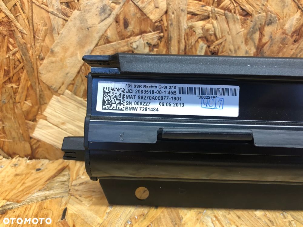 ROLETA PRZECIWSŁONECZNA OSŁONA OKNA DRZWI PRAWY LEWY TYŁ BMW F31 - 3