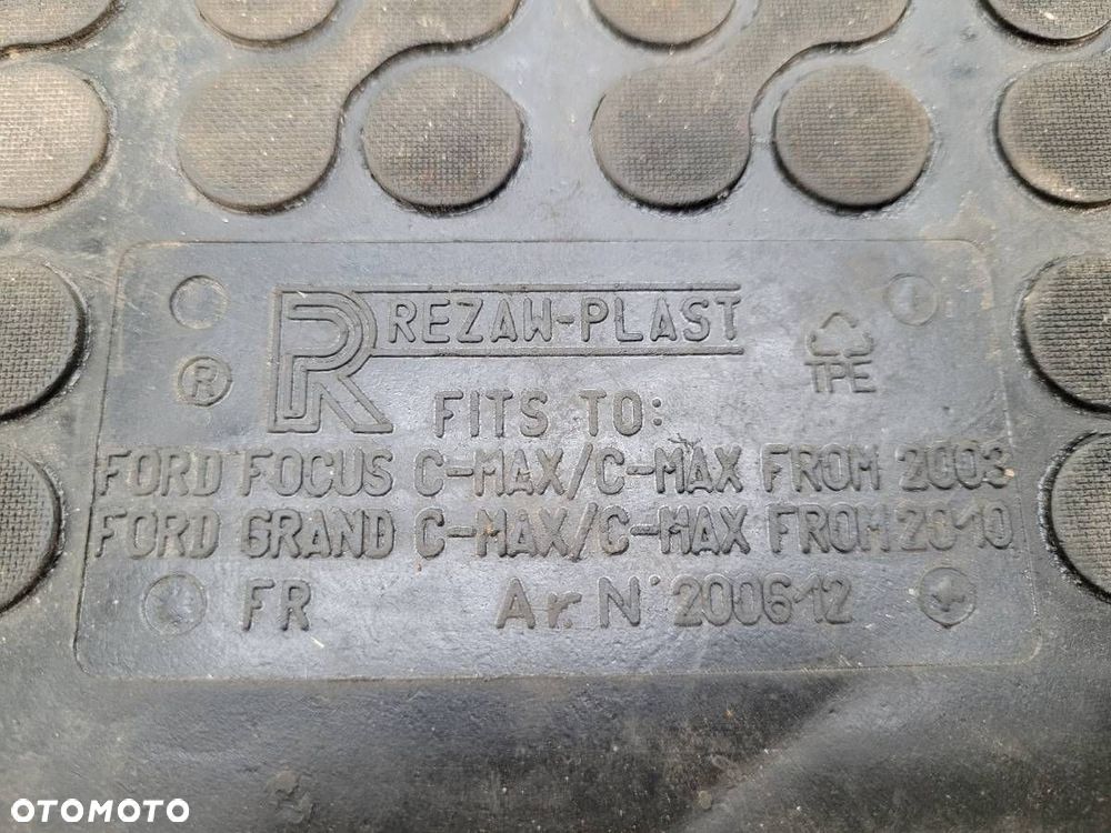 DYWANIKI KOMPLET WYCIERACZKI GUMOWE MATA BAGAŻNIKA GRAND C-MAX MK2 - 6