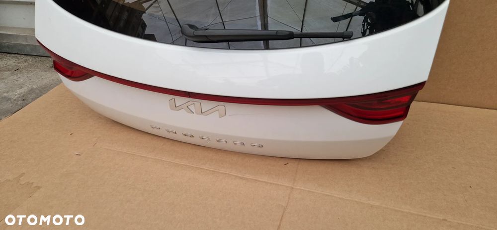 KIA PROCEED III LIFT KLAPA BAGAŻNIKA TYŁ TYLNA KOMPLETNA BIAŁA - 4