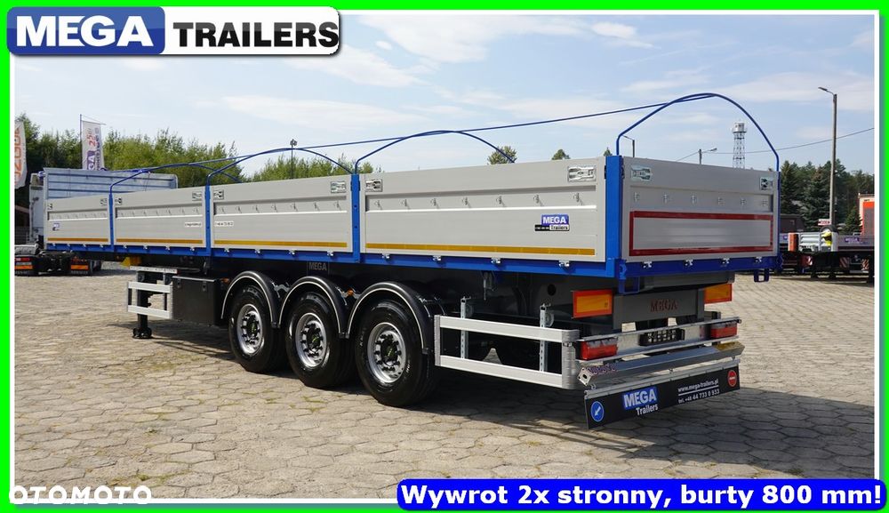 Inny Platforma / Wywrotka 2 strona, 12,60 m, burta 800 mm! - 24